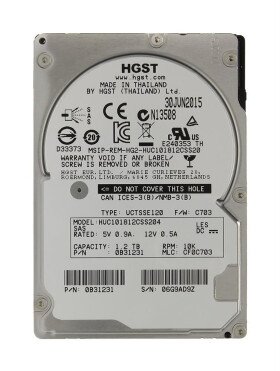Жесткий диск HGST Ultrastar C10K1800 1.2TB 2.5" SAS, HUC101812CSS204