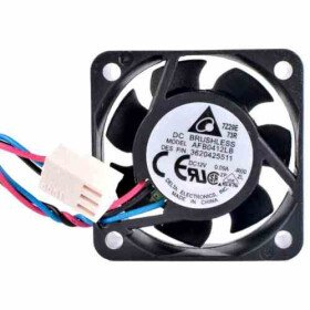 Вентилятор Delta DC, 12V, 40x15mm, 0.09A, AFB0412LB