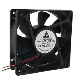 Вентилятор Delta Electronics DC, 24V, 120x38mm, 0.3А, AFB1224HHE